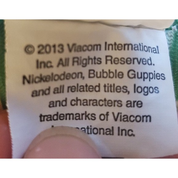 2013 Viacom International Nickelodeon Bubble Guppies Plush Toy - Picture 4 of 6